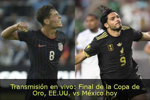 Transmisión en vivo: Final de la Copa de Oro, EE.UU. vs México hoy