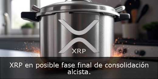 XRP en posible fase final de consolidación alcista. 