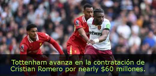 Tottenham avanza en la contratación de Cristian Romero por nearly $60 millones