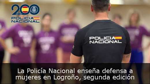 La Policía Nacional enseña defensa a mujeres en Logroño, segunda edición 