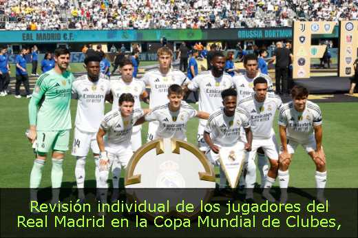 Revisión individual de los jugadores del Real Madrid en la Copa Mundial de Clubes