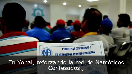 En Yopal, reforzando la red de Narcóticos Confesados