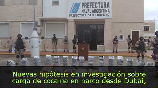 Nuevas hipótesis en investigación sobre carga de cocaína en barco desde Dubái