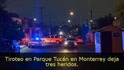 Tiroteo en Parque Tucán en Monterrey deja tres heridos