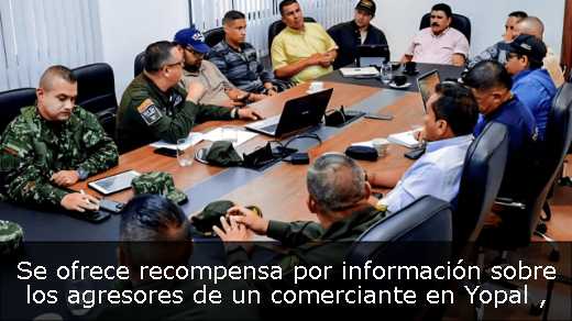 Se ofrece recompensa por información sobre los agresores de un comerciante en Yopal 