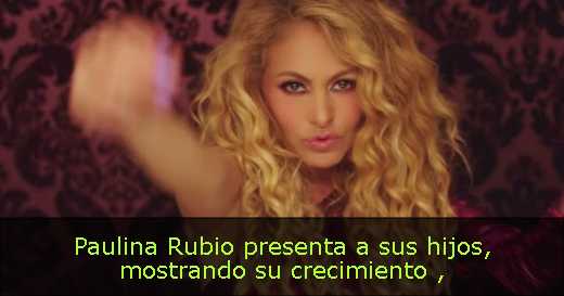 Paulina Rubio presenta a sus hijos, mostrando su crecimiento 