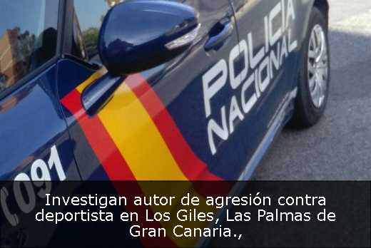 Investigan autor de agresión contra deportista en Los Giles, Las Palmas de Gran Canaria