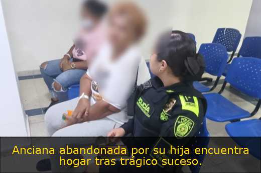Anciana abandonada por su hija encuentra hogar tras trágico suceso. 