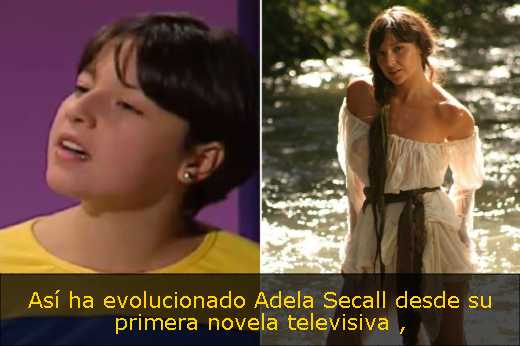 Así ha evolucionado Adela Secall desde su primera novela televisiva 