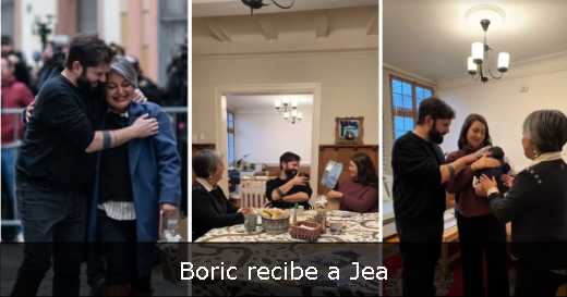 Boric recibe a Jea