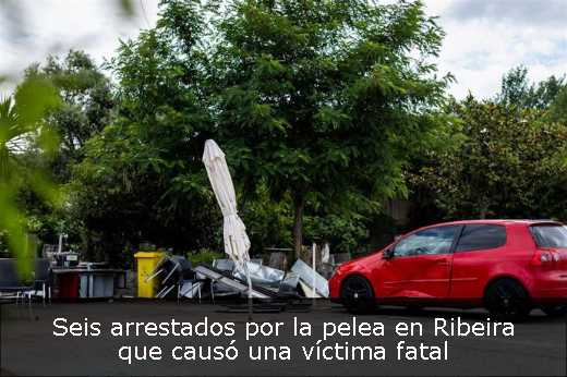 Seis arrestados por la pelea en Ribeira que causó una víctima fatal 