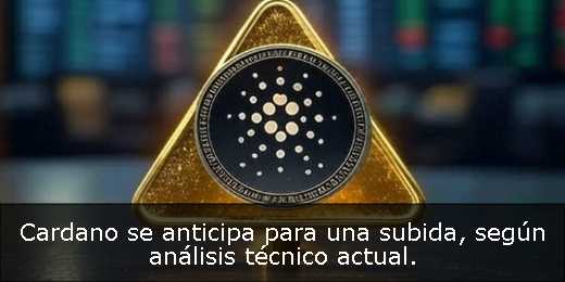 Cardano se anticipa para una subida, según análisis técnico actual. 