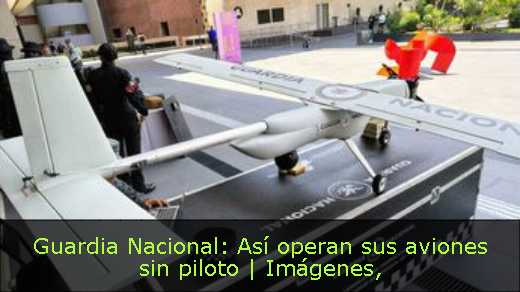 Guardia Nacional: Así operan sus aviones sin piloto | Imágenes