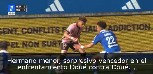 Hermano menor, sorpresivo vencedor en el enfrentamiento Doué contra Doué. Hermano menor, sorpresivo vencedor en el enfrentamiento Doué contra Doué.
