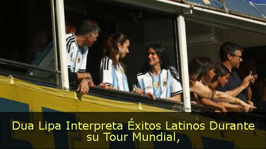 Dua Lipa Interpreta Éxitos Latinos Durante su Tour Mundial