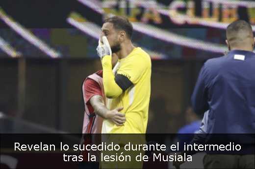Revelan lo sucedido durante el intermedio tras la lesión de Musiala 