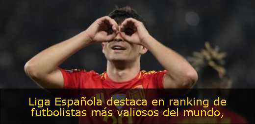 Liga Española destaca en ranking de futbolistas más valiosos del mundo