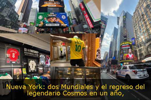 Nueva York: dos Mundiales y el regreso del legendario Cosmos en un año