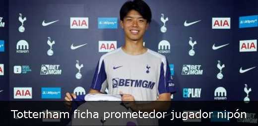 Tottenham ficha prometedor jugador nipón 