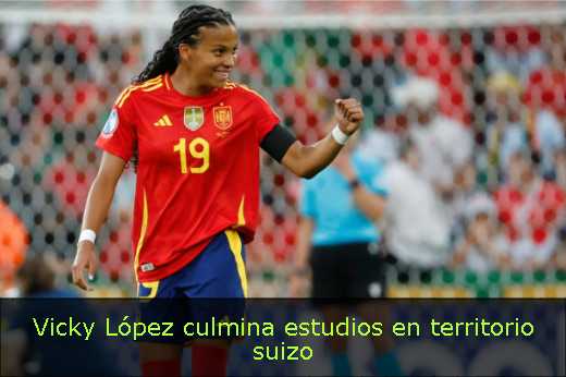 Vicky López culmina estudios en territorio suizo