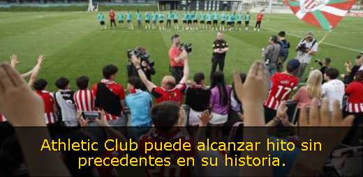 Athletic Club puede alcanzar hito sin precedentes en su historia. 