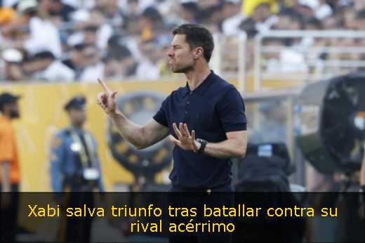 Xabi salva triunfo tras batallar contra su rival acérrimo 