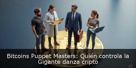 Bitcoins Puppet Masters: Quién controla la Gigante danza cripto 