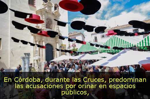 En Córdoba, durante las Cruces, predominan las acusaciones por orinar en espacios públicos