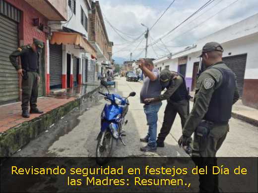 Revisando seguridad en festejos del Día de las Madres: Resumen