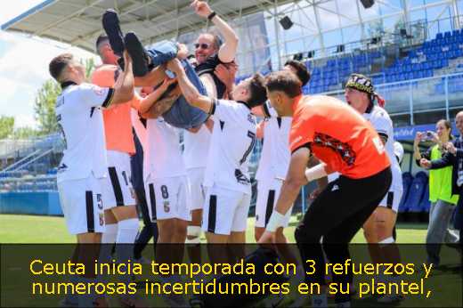 Ceuta inicia temporada con 3 refuerzos y numerosas incertidumbres en su plantel