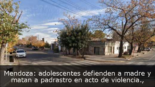 Mendoza: adolescentes defienden a madre y matan a padrastro en acto de violencia