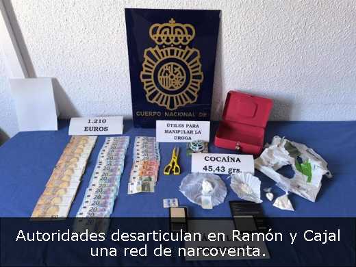 Autoridades desarticulan en Ramón y Cajal una red de narcoventa