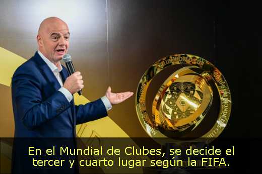 En el Mundial de Clubes, se decide el tercer y cuarto lugar según la FIFA