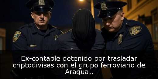 Ex-contable detenido por trasladar criptodivisas con el grupo ferroviario de Aragua