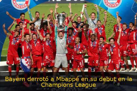 Bayern derrotó a Mbappé en su debut en la Champions League 