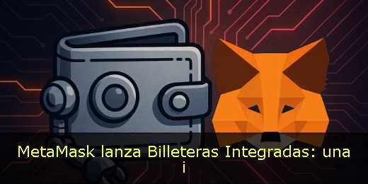 MetaMask lanza Billeteras Integradas: una i
