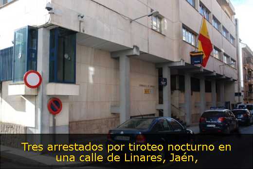 Tres arrestados por tiroteo nocturno en una calle de Linares, Jaén