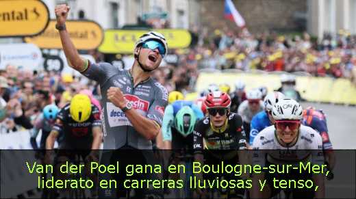Van der Poel gana en Boulogne-sur-Mer, liderato en carreras lluviosas y tenso