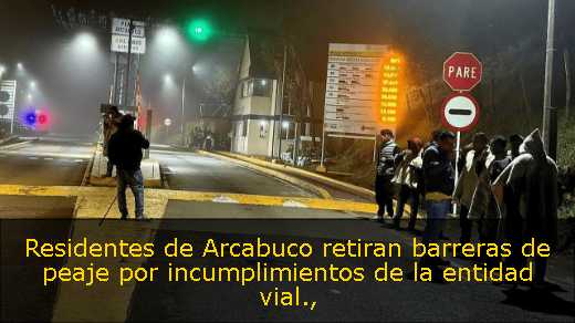 Residentes de Arcabuco retiran barreras de peaje por incumplimientos de la entidad vial