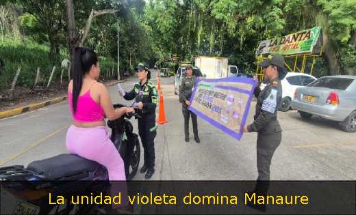 La unidad violeta domina Manaure