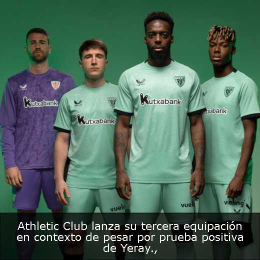Athletic Club lanza su tercera equipación en contexto de pesar por prueba positiva de Yeray