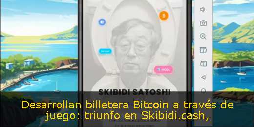 Desarrollan billetera Bitcoin a través de juego: triunfo en Skibidi.cash