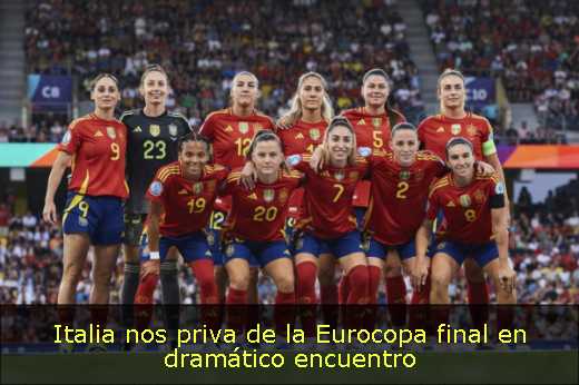 Italia nos priva de la Eurocopa final en dramático encuentro 
