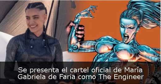 Se presenta el cartel oficial de María Gabriela de Faria como The Engineer 