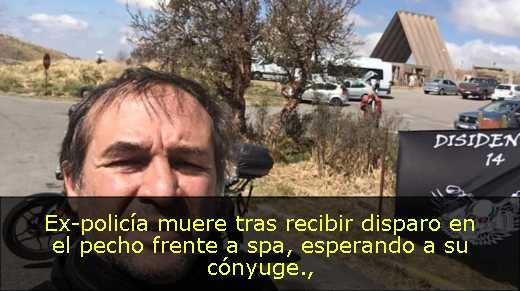 Ex-policía muere tras recibir disparo en el pecho frente a spa, esperando a su cónyuge