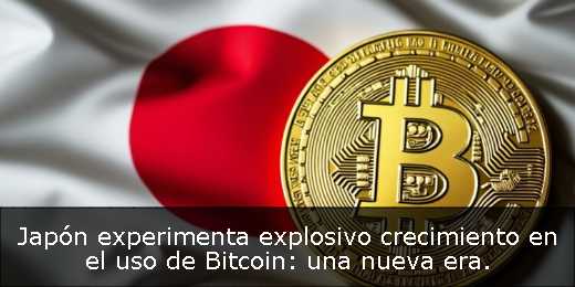 Japón experimenta explosivo crecimiento en el uso de Bitcoin: una nueva era. 