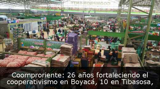 Coomproriente: 26 años fortaleciendo el cooperativismo en Boyacá, 10 en Tibasosa