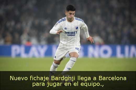 Nuevo fichaje Bardghji llega a Barcelona para jugar en el equipo