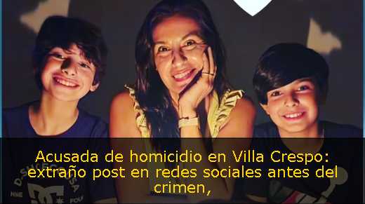 Acusada de homicidio en Villa Crespo: extraño post en redes sociales antes del crimen