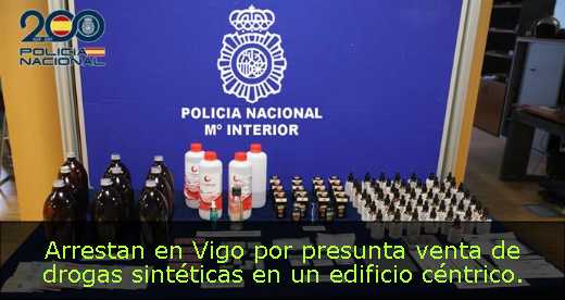 Arrestan en Vigo por presunta venta de drogas sintéticas en un edificio céntrico. 